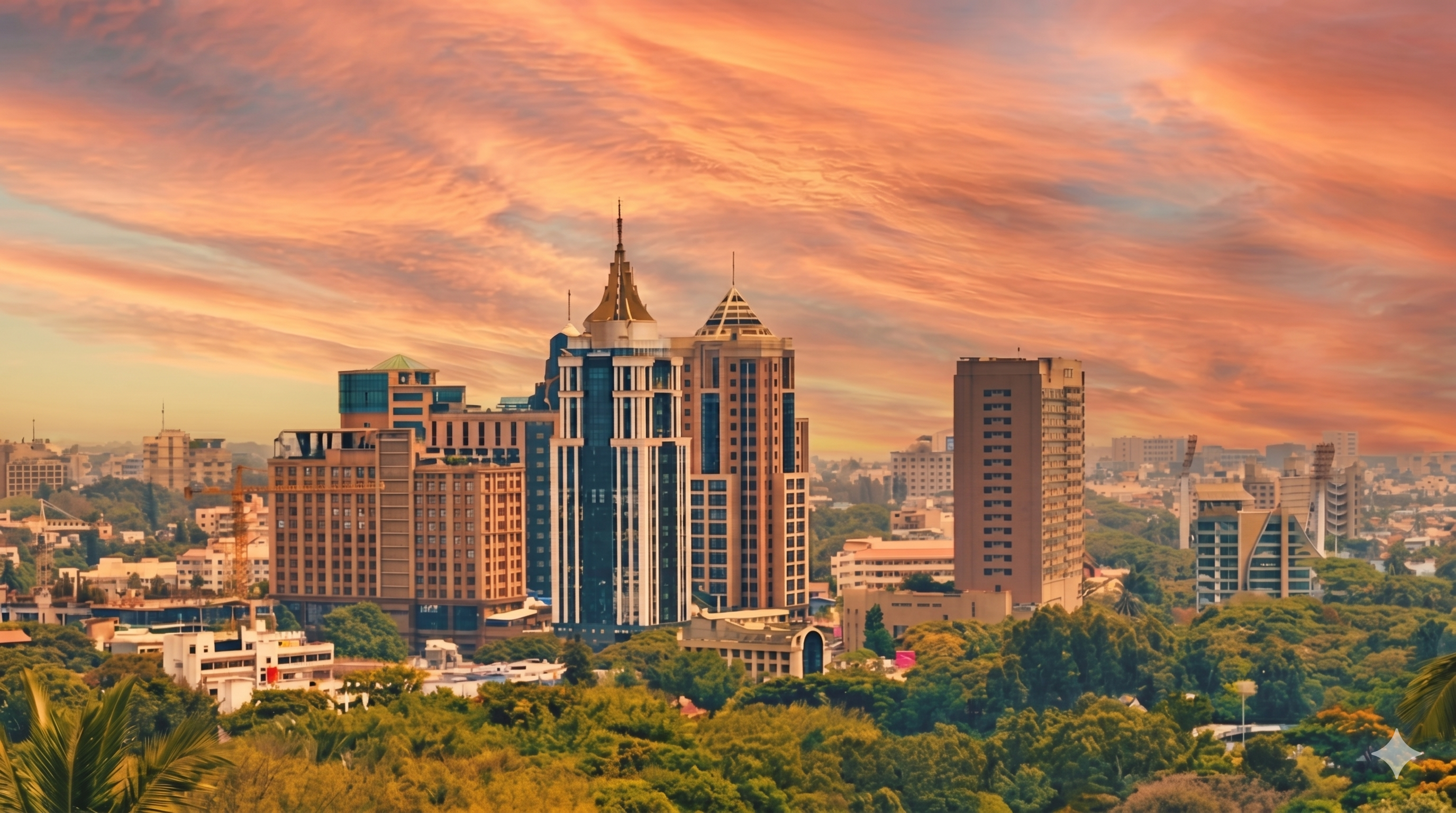 Bangalore skyline